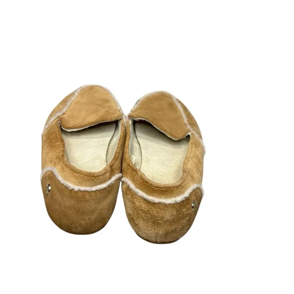Uggs Bailey Moccasin Slippers Shoes Tan Size 4